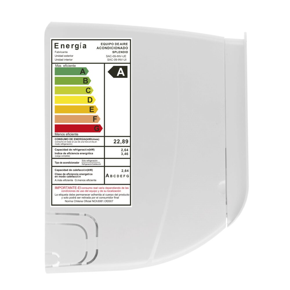 AIRE AC SPLIT MURO 12.000 BTU INVERTER - SPLENDID